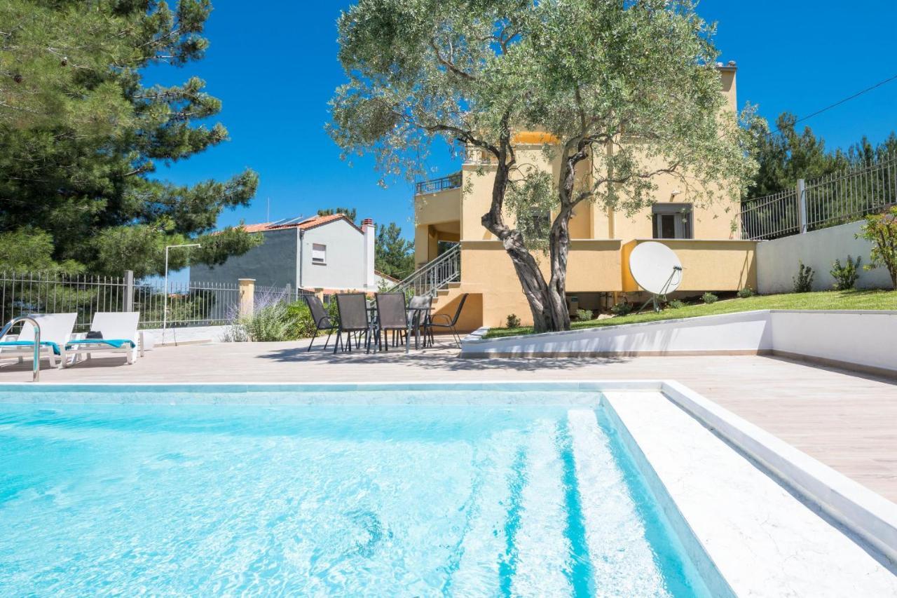 Louloudis Pool Villa Skala Rachoni  Zewnętrze zdjęcie