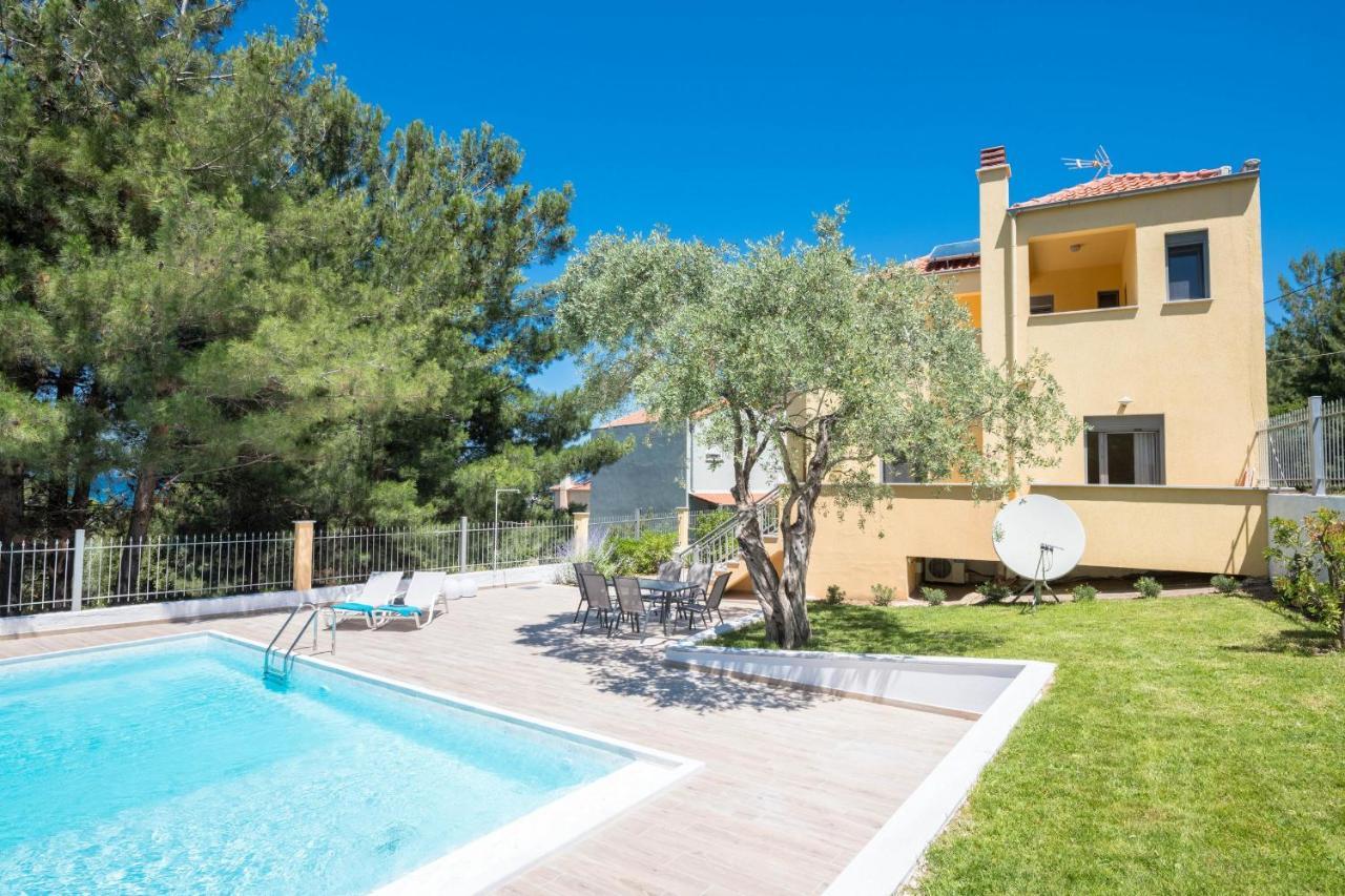 Louloudis Pool Villa Skala Rachoni  Zewnętrze zdjęcie