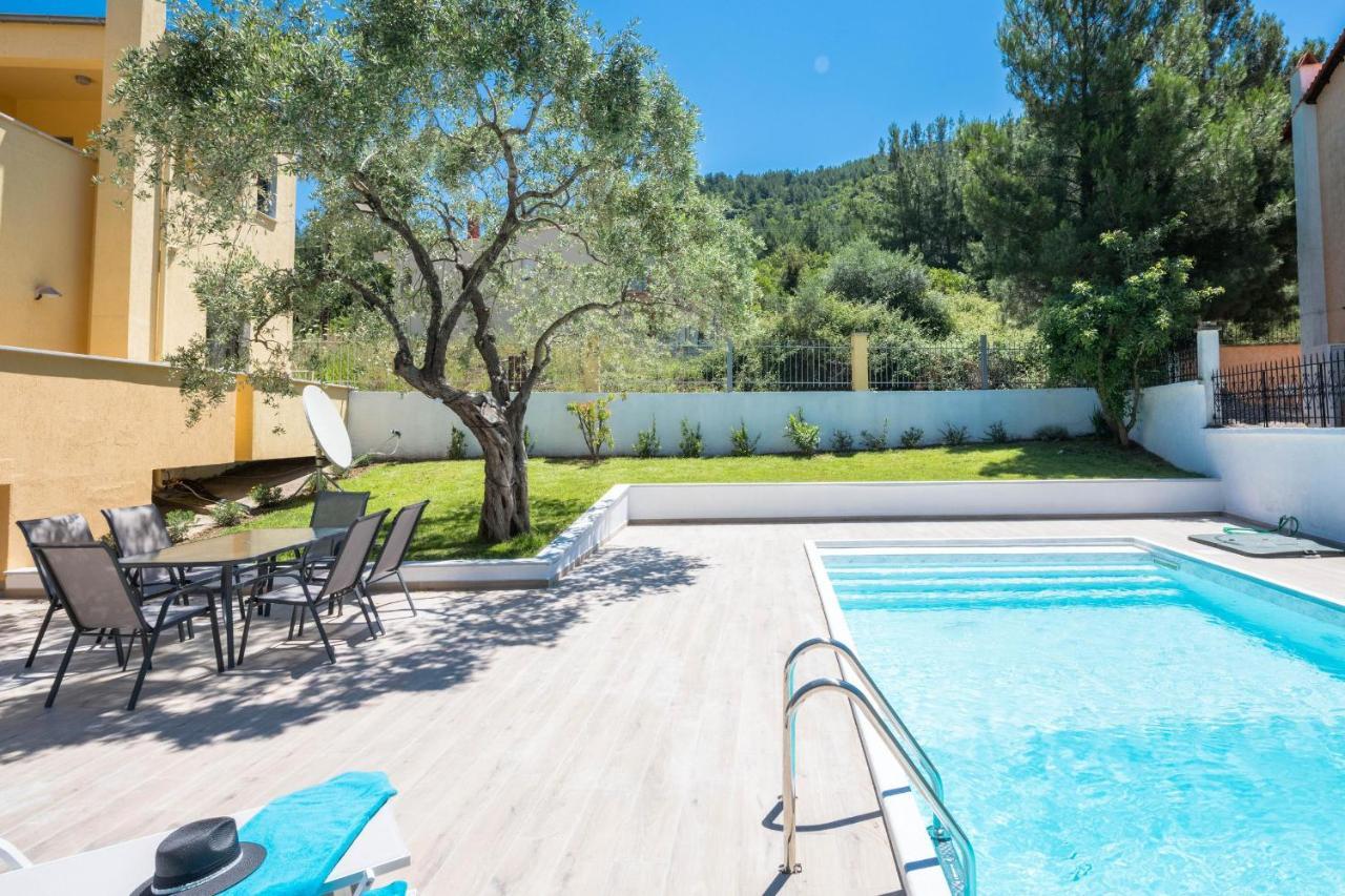 Louloudis Pool Villa Skala Rachoni  Zewnętrze zdjęcie