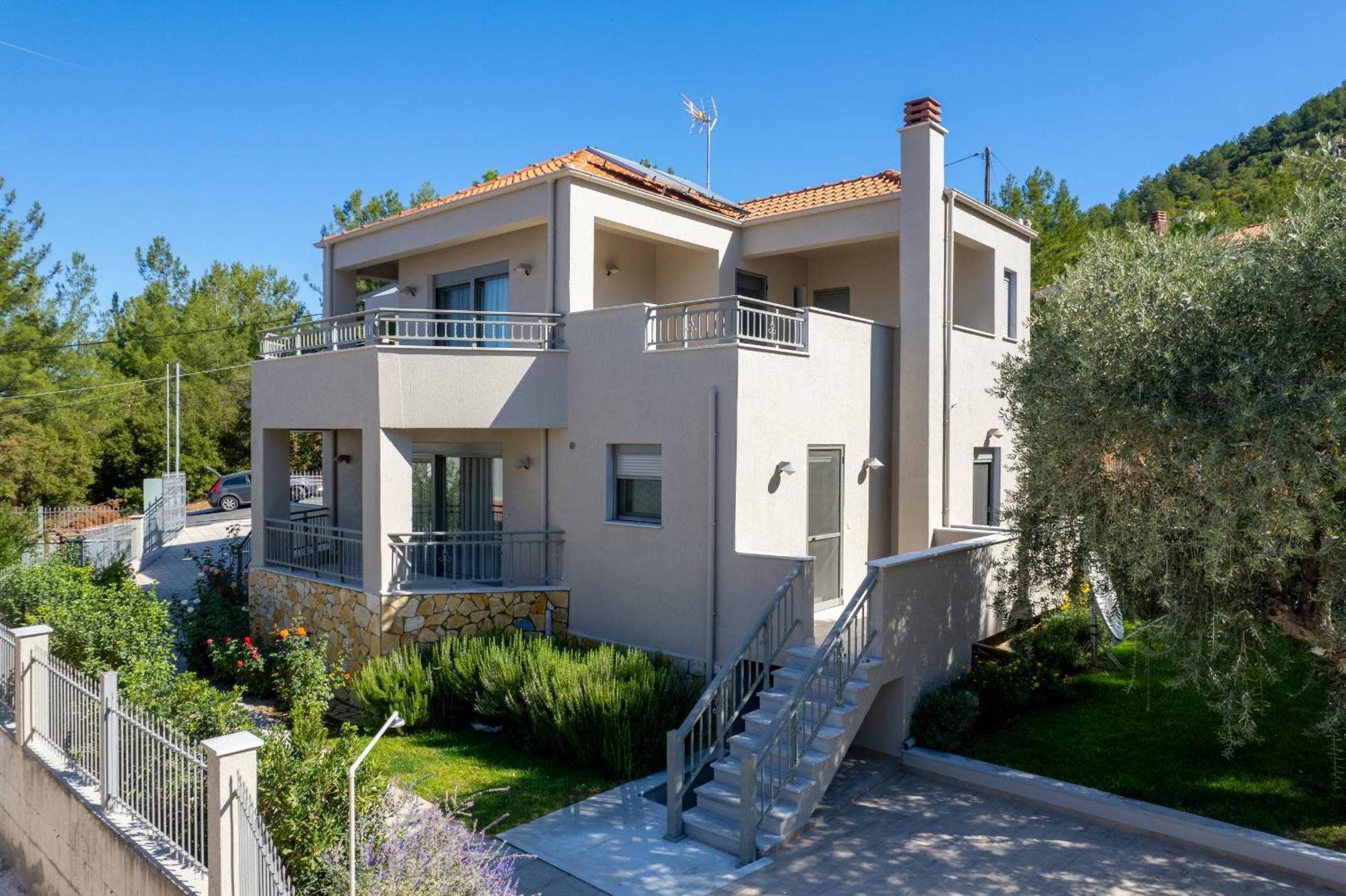 Louloudis Pool Villa Skala Rachoni  Zewnętrze zdjęcie